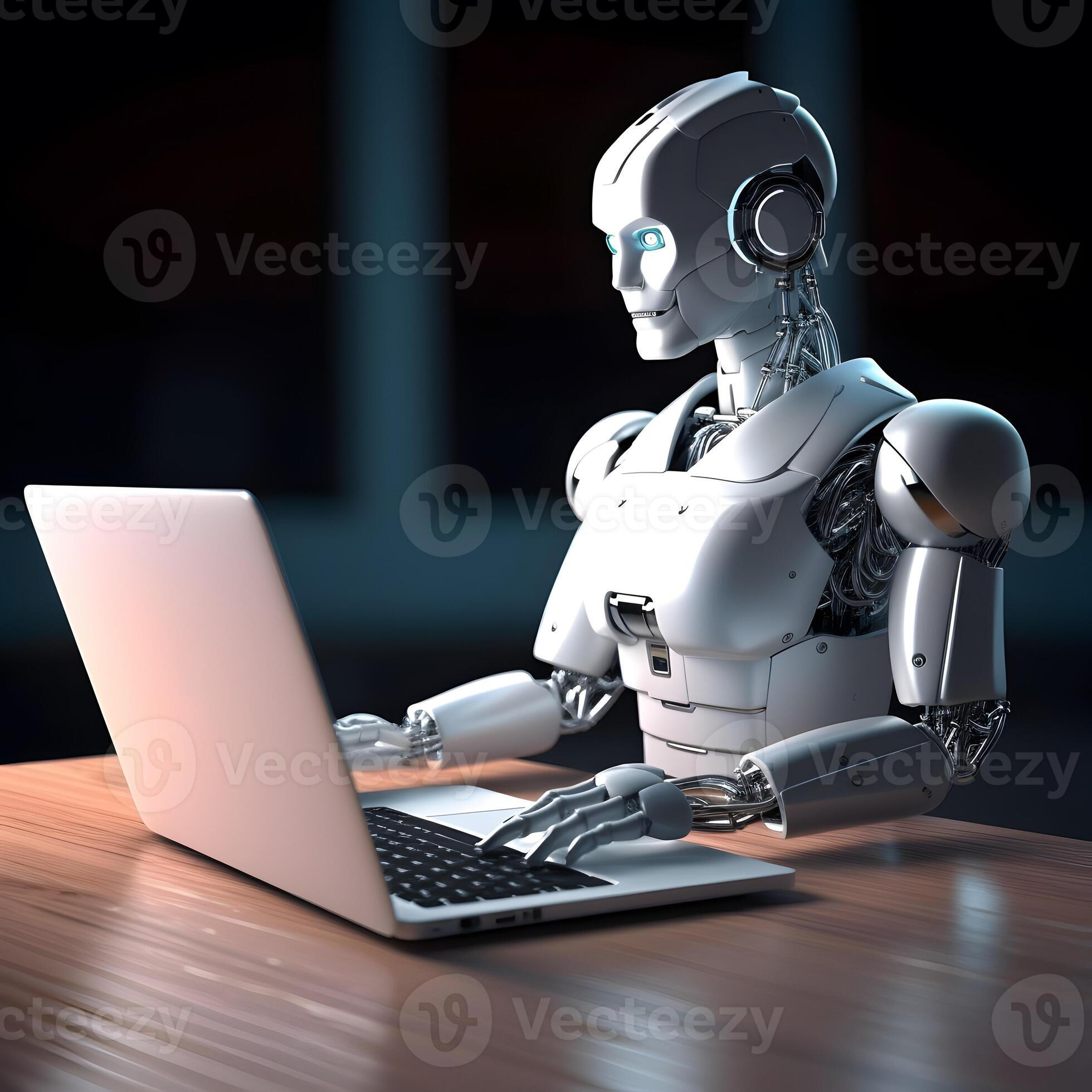 Student using computer